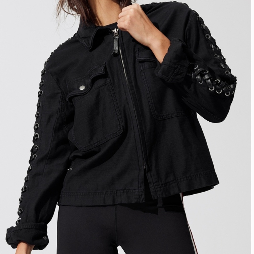 Free People Faye Military Jacket Sz S/P